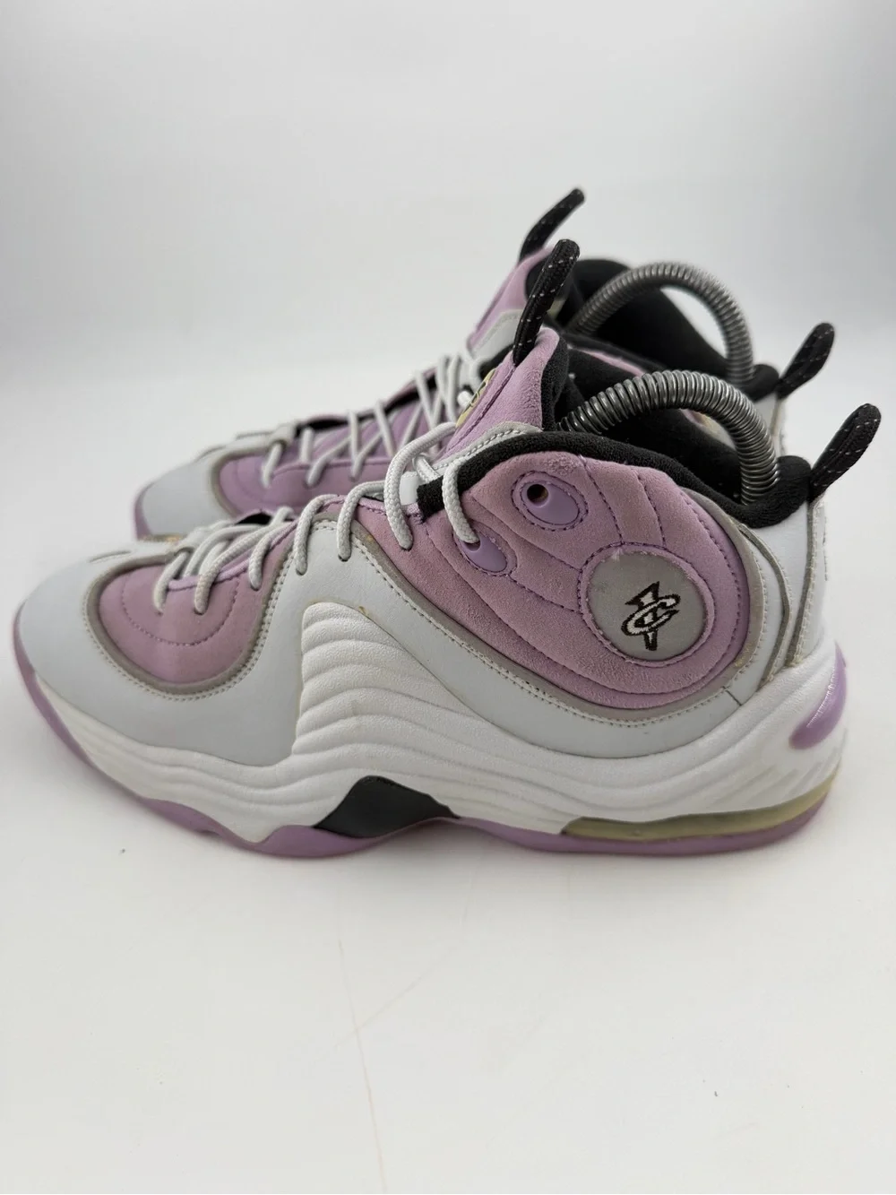 Nike Kids Air Penny II Mid - SZ 7 Y- Lilac Purple Basketball  Sneakers